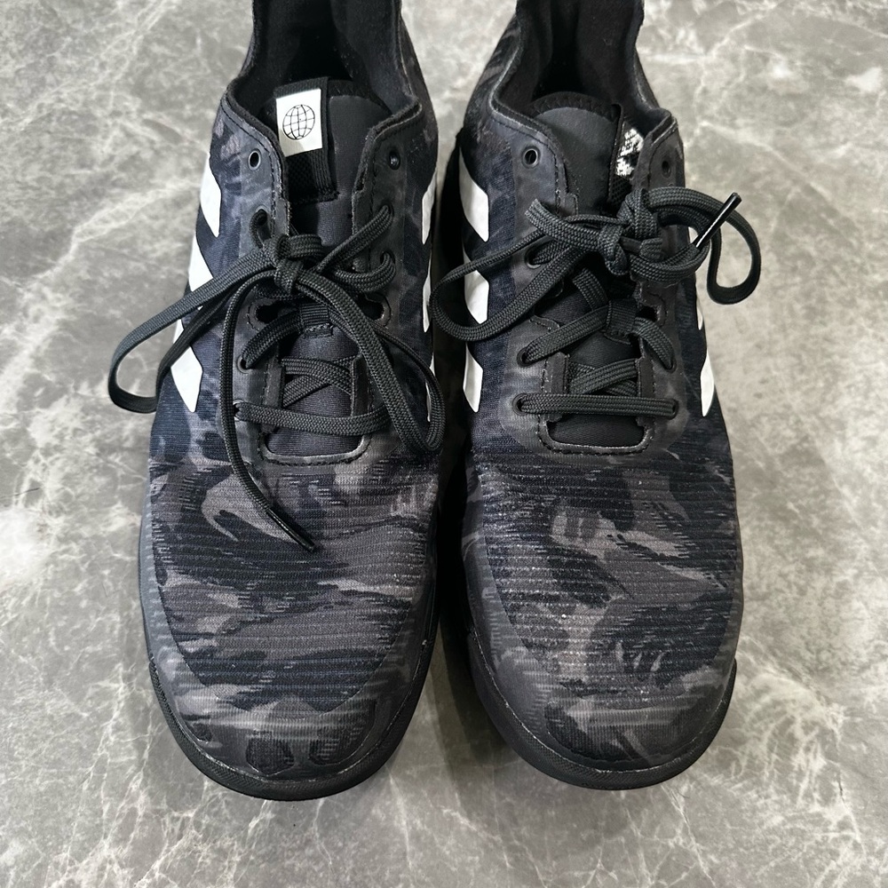 adidas Black Camouflage Athletic Shoes